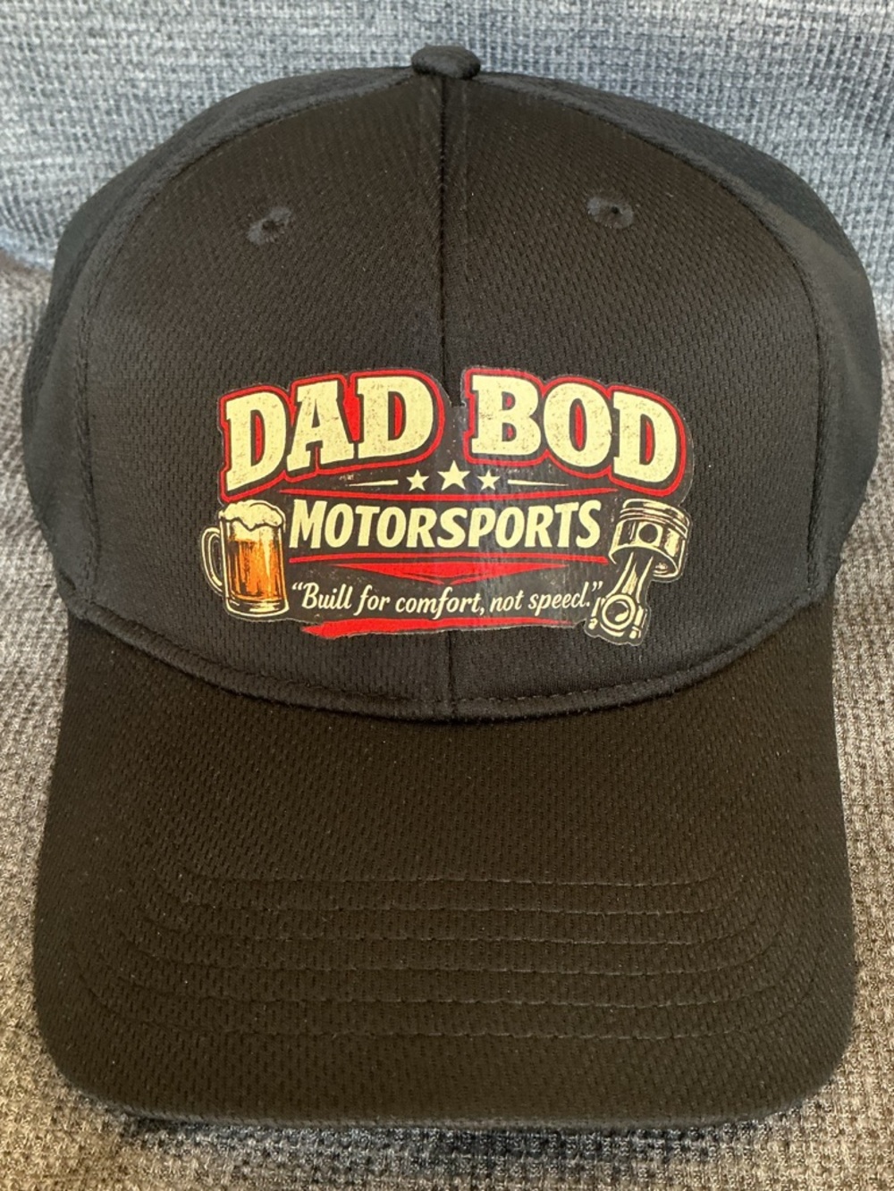 “Dad Bod Motorsports” Funny Hat – Built for Comfort Not Speed” - NWOT